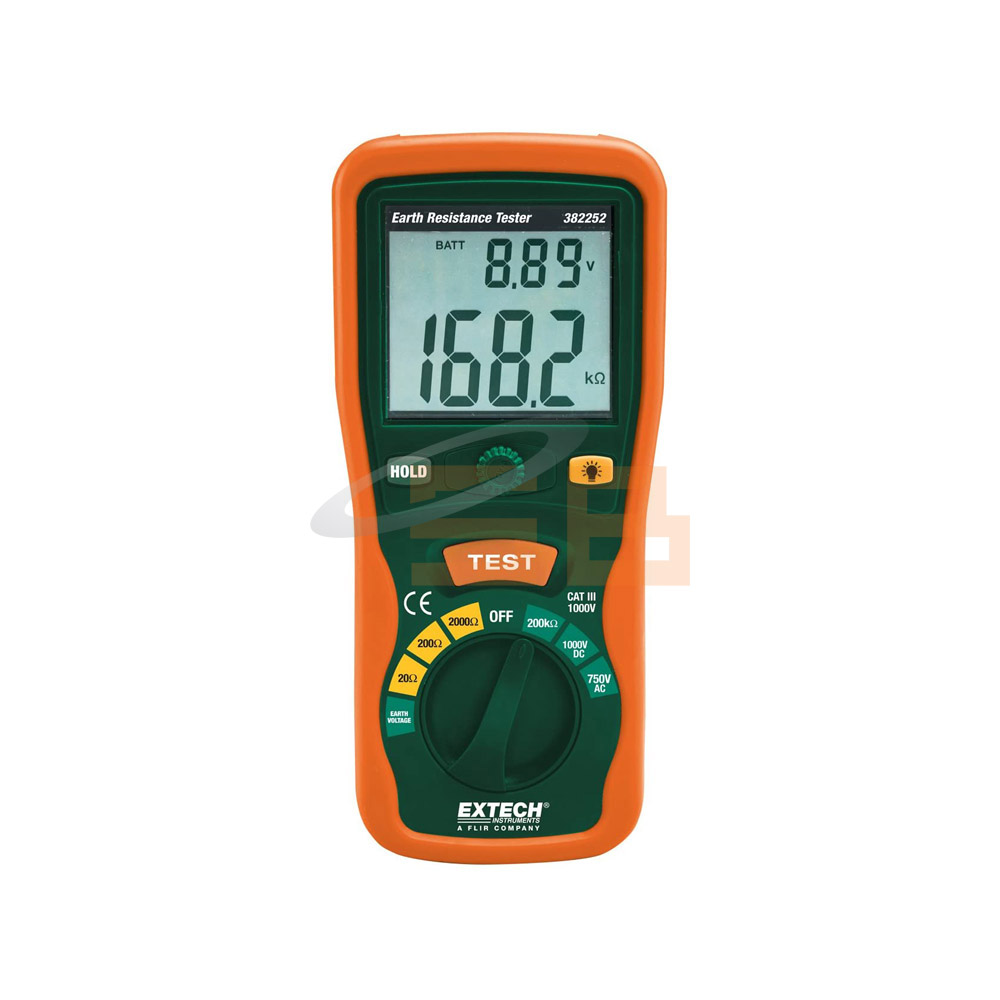 EARTH GROUND RESISTANCE TESTER, EXTECH 382252